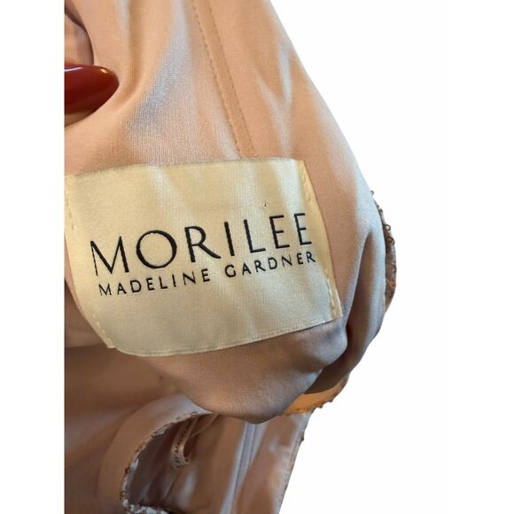 Morilee by Madeline Gardner Rose Gold Sequined Gown - Size 6 - Picture 4 of 16